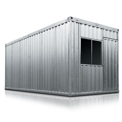 Imagem de um container galvanizado produzido pela superloc